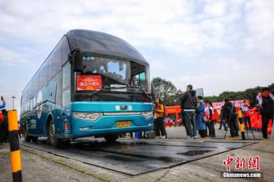 客車資料圖。<a target='_blank' href='http://www.chinanews.com/' >中新網(wǎng)</a>記者 李霈韻 攝