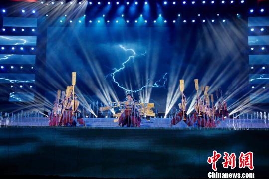 圖為“2019昆明鄭和文化旅游節(jié)”開幕式。　賀凱 攝