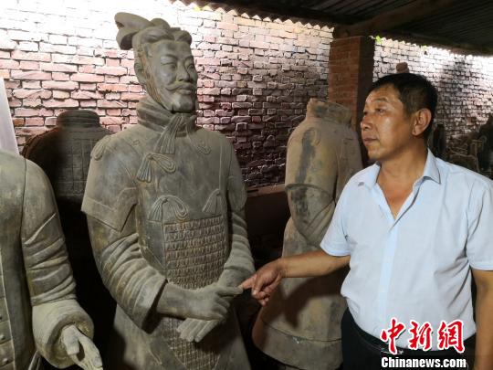 探訪陜西“兵馬俑”仿制匠人：盼仿制技藝做精做細(xì)