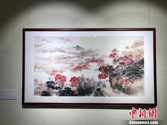 藝術(shù)館中，有錢松喦家屬授權(quán)復制的作品100多幅?！O權(quán) 攝