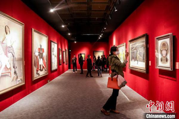 畫展現(xiàn)場(chǎng)。主辦方供圖