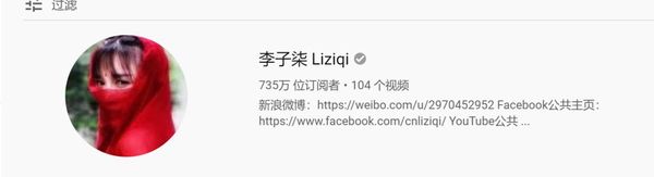 ▲截至2019年12月5日，李子柒在Youtube上的粉絲數(shù)是735萬。