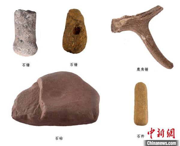 西吳壁遺址出土的冶銅工具。山西省考古研究所提供