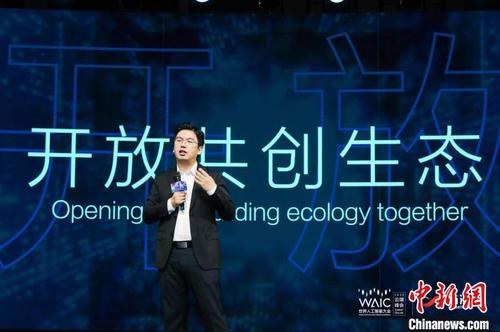 徐立在現(xiàn)場(chǎng)演講。主辦方供圖