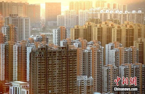 資料圖：房地產(chǎn)樓盤。中新社記者 張斌 攝