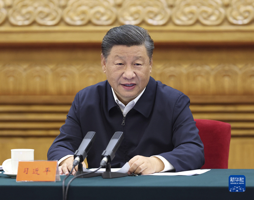 　8月27日至28日，中央民族工作會(huì)議在北京召開(kāi)。中共中央總書記、國(guó)家主席、中央軍委主席習(xí)近平出席會(huì)議并發(fā)表重要講話。新華社記者 龐興雷 攝