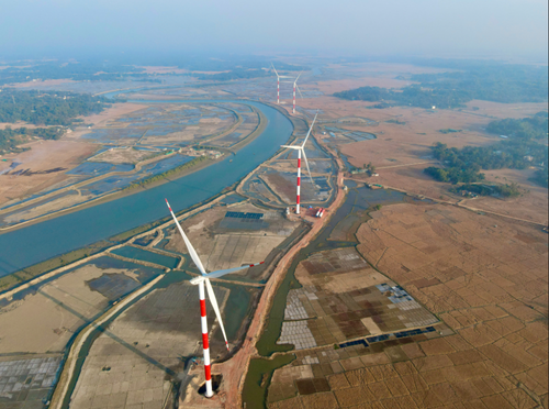 國家電投投建孟加拉國第一個(gè)大型集中式風(fēng)電項(xiàng)目——孟加拉國科巴風(fēng)電項(xiàng)目