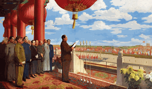 開(kāi)國(guó)大典（油畫(huà)）230×400cm-1953年--董希文--中國(guó)國(guó)家博物館藏