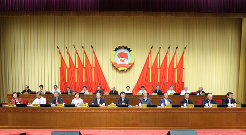 全國(guó)政協(xié)十四屆常委會(huì)第八次會(huì)議開(kāi)幕 王滬(5019053)-20240724092532