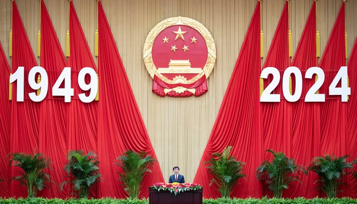 全國政協(xié)辦公廳、中共中央統(tǒng)戰(zhàn)部、國務(wù)院僑辦、國務(wù)院港澳辦、國務(wù)院臺辦、中國僑聯(lián)聯(lián)合舉行國慶招待會 王滬寧致辭
