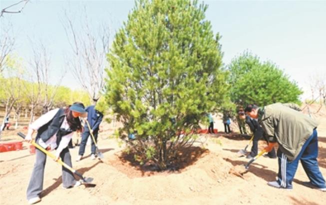 全國政協(xié)機關(guān)開展義務(wù)植樹活動
